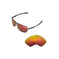 thumbnail image 1 of Walleva Fire Red Polarized Replacement Lenses for Oakley Plaintiff Squared Sunglasses, 1 of 7