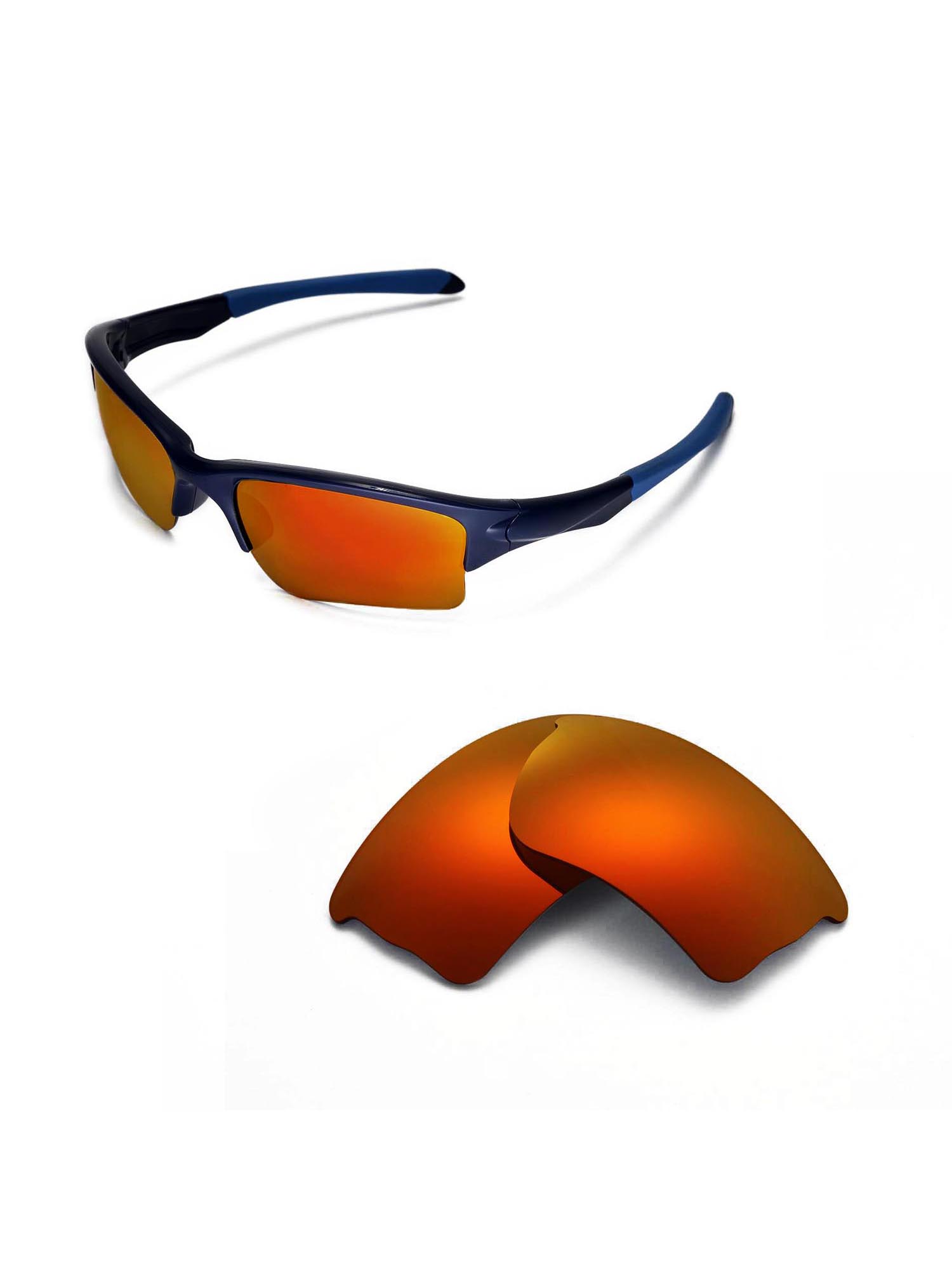 Walleva Fire Red Polarized Replacement Lenses for Oakley Quarter Jacket Sunglasses Walmart