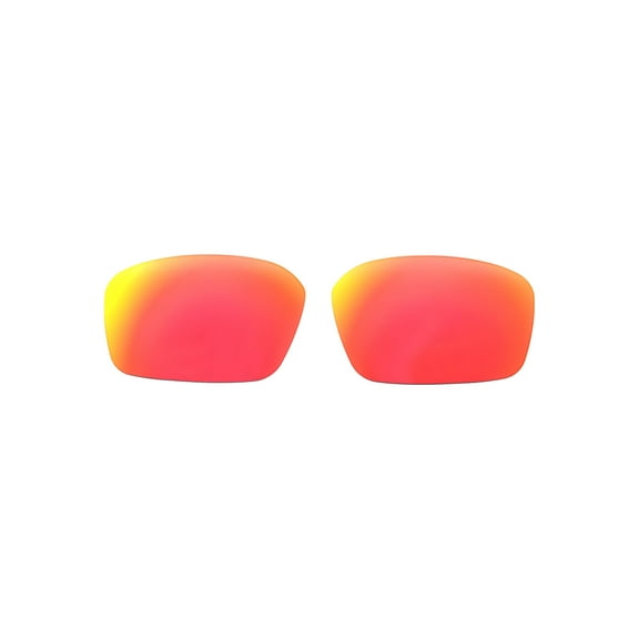 Walleva Fire Red Polarized Replacement Lenses for Oakley Siphon Sunglasses