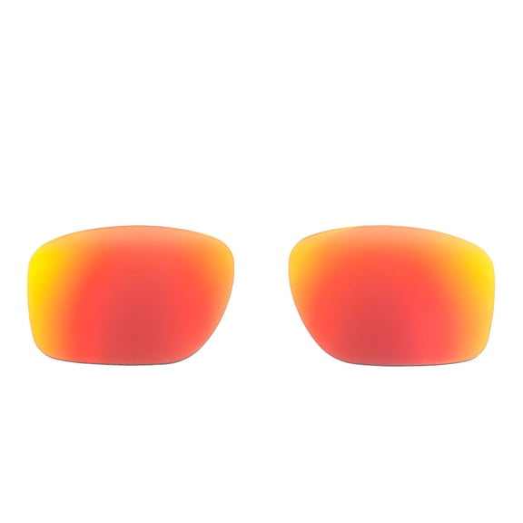 Walleva Fire Red Polarized Replacement Lenses for Oakley Sliver OO9262 Sunglasses