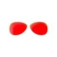 thumbnail image 1 of Walleva Fire Red Polarized Replacement Lenses for Oakley Split Time Sunglasses, 1 of 5
