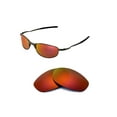 thumbnail image 1 of Walleva Fire Red Polarized Replacement Lenses for Oakley Tightrope Sunglasses, 1 of 6