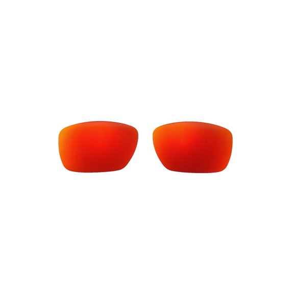 Walleva Fire Red Polarized Replacement Lenses for Oakley Tincan OO4082 Sunglasses