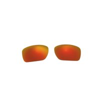 Walleva Fire Red Polarized Replacement Lenses for Oakley Turbine OO9263 Sunglasses