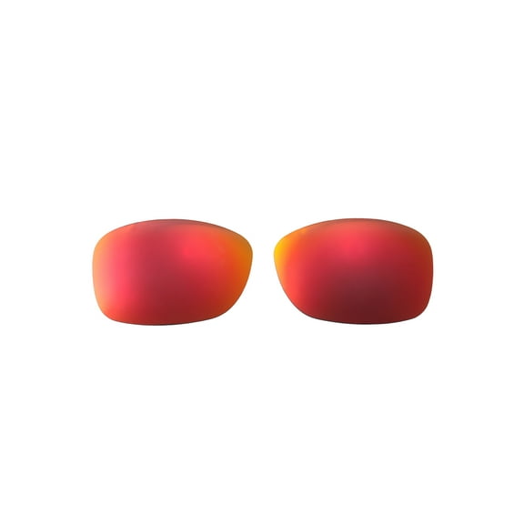 Walleva Fire Red Polarized Replacement Lenses for Oakley Urgency OO9158 Sunglasses