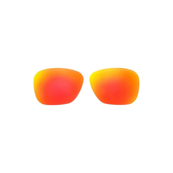 Walleva Fire Red Polarized Replacement Lenses for Ray-Ban RB3136 Caravan 58mm Sunglasses