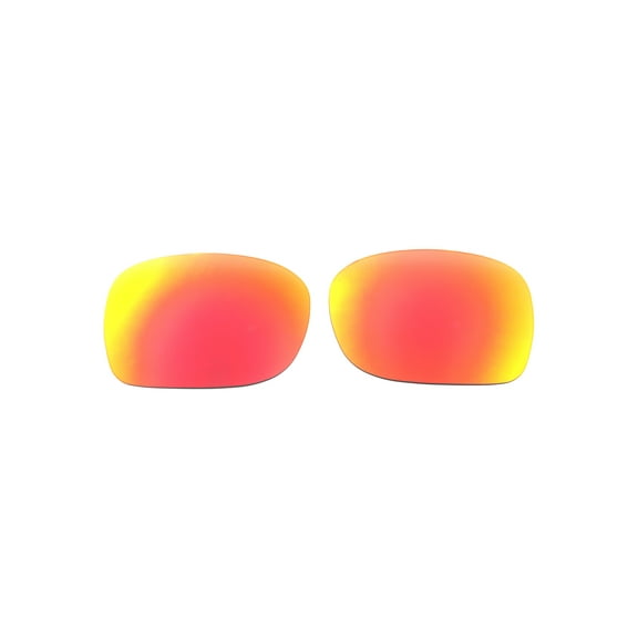 Walleva Fire Red Polarized Replacement Lenses for Ray-Ban RB4068 60mm Sunglasses