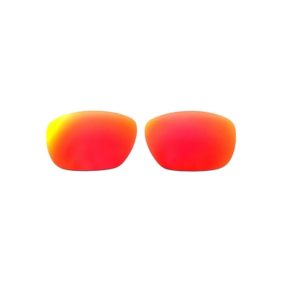 Walleva Fire Red Polarized Replacement Lenses for Smith Optics Nomad Sunglasses