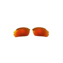 Walleva Fire Red Polarized Replacement Lenses for Smith Parallel Max Sunglasses
