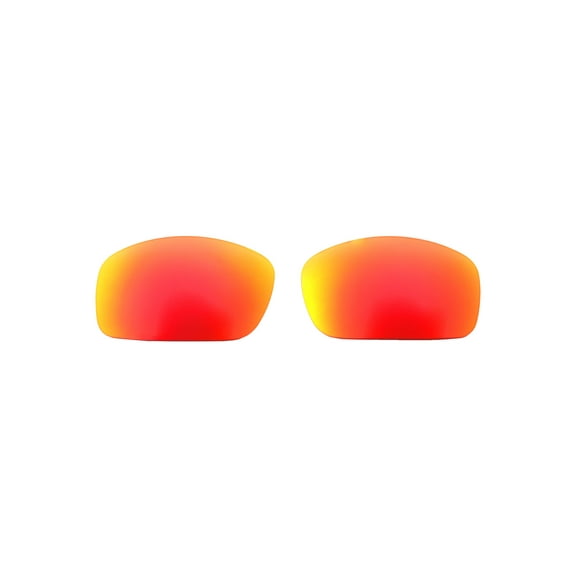 Walleva Fire Red Polarized Replacement Lenses for Spy Optic Piper Sunglasses