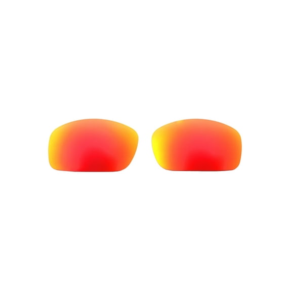 Walleva Fire Red Polarized Replacement Lenses for Spy Optic Piper Sunglasses