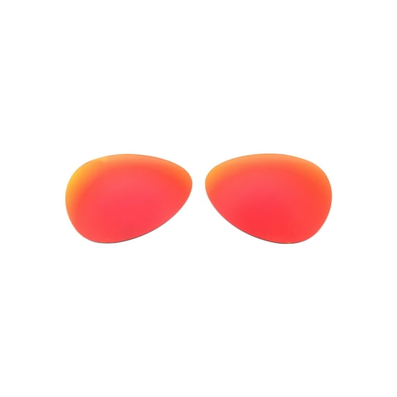Walleva Fire Red Polarized Replacement Lenses for Spy Optic Whistler Sunglasses
