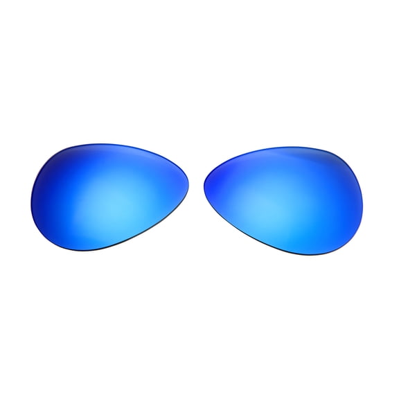 Walleva Ice Blue Coated Polarized Replacement Lenses for Costa Del Mar Loreto Sunglasses