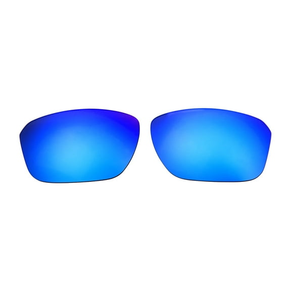 Walleva Ice Blue Coated Polarized Replacement Lenses for Oakley Split Shot Sunglasses