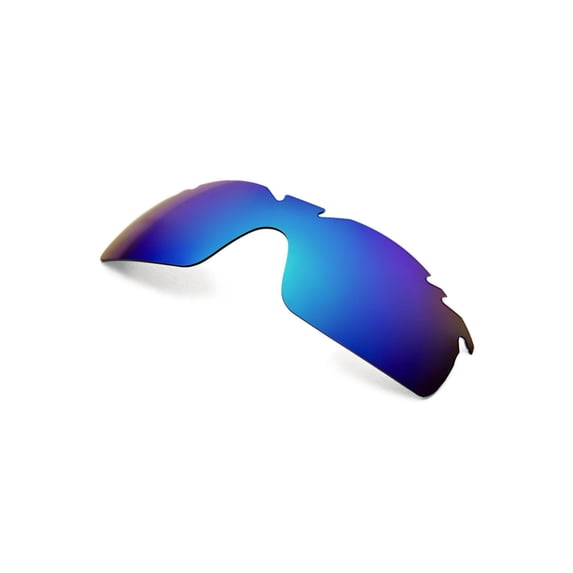 Walleva Ice Blue Coated Polarized Vented Replacement Lenses for Oakley RadarLock XL Sunglasses