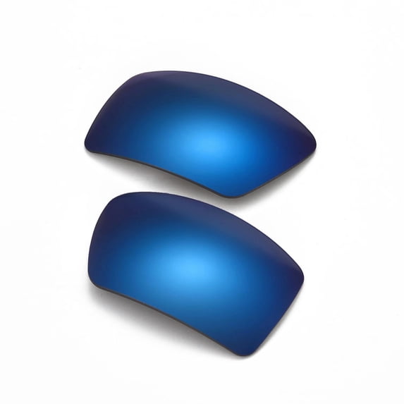 Walleva Ice Blue Mr. Shield Polarized Replacement Lenses for Oakley Eyepatch 2 OO9136 Sunglasses