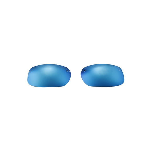 Walleva Ice Blue Polarized Replacement Lenses for Maui Jim Banyans Sunglasses