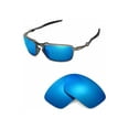 thumbnail image 1 of Walleva Ice Blue Polarized Replacement Lenses for Oakley Badman Sunglasses, 1 of 5
