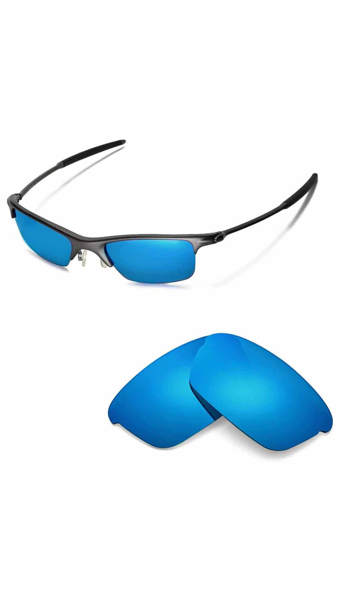 Oakley Razer Wire Walleva Ice Blue Polarized Replacement Lenses for Oakley Razrwire ...