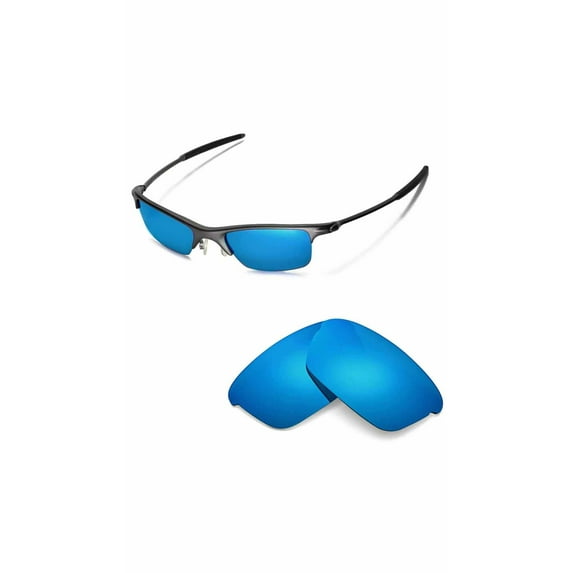 Walleva Ice Blue Polarized Replacement Lenses for Oakley Razrwire Sunglasses