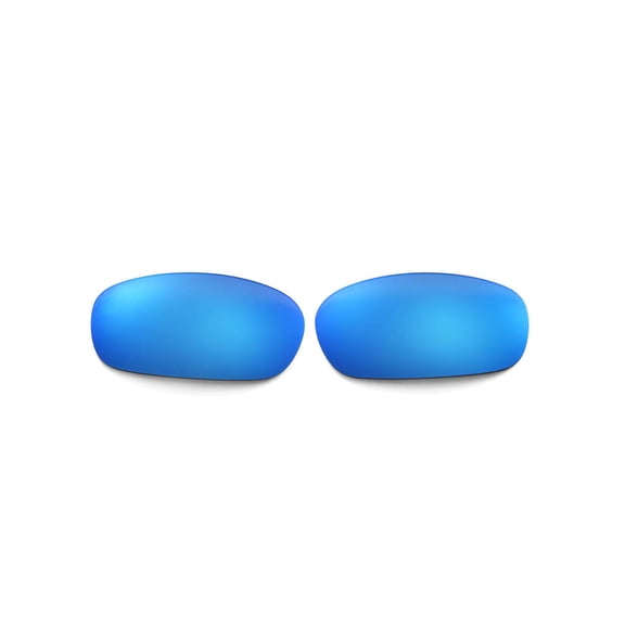 Walleva Ice Blue Polarized Replacement Lenses for Oakley Square Wire 2.0 Sunglasses