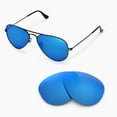 thumbnail image 1 of Walleva Ice Blue Polarized Replacement Lenses for Ray-Ban Aviator Large Metal RB3025 55mm Sunglasses, 1 of 6