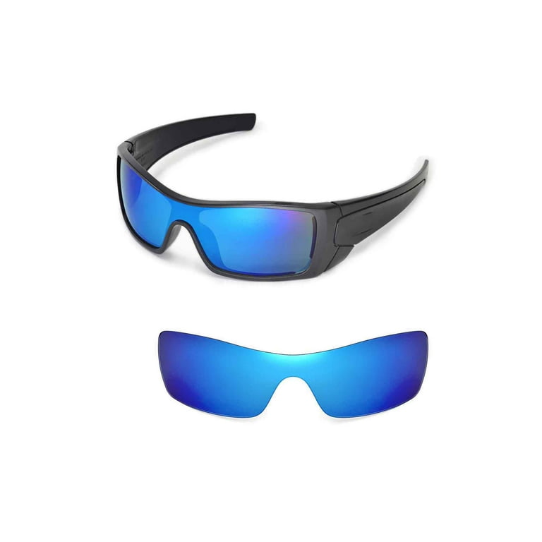 Walleva Ice Blue Replacement Lenses for Oakley Batwolf Sunglasses