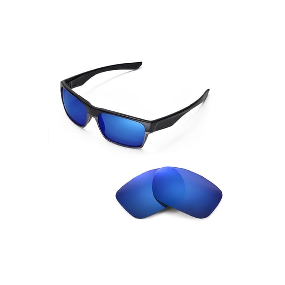 Walleva Ice Blue Replacement Lenses for Oakley TwoFace Sunglasses