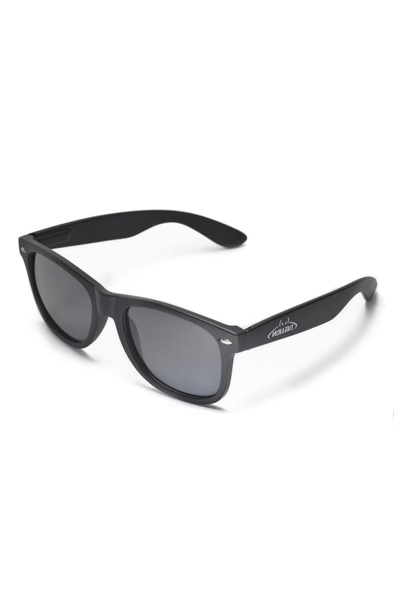Kudo Sunglasses For Fishing/Biking/Hiking/Golf/Ski- Multiple Options Available (Black Frame + Black Lenses)