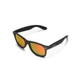 thumbnail image 1 of Walleva Kudo Sunglasses For Fishing/Biking/Hiking/Golf/Ski- Multiple Options Available (Black Frame + Fire Red Lenses), 1 of 2