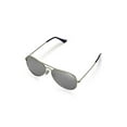 thumbnail image 1 of Walleva Pilo Sunglasses With Aluminum Alloy Frame - Multiple Options Available (Titanium Frame + Titanium Lenses + Grey Rubber), 1 of 5