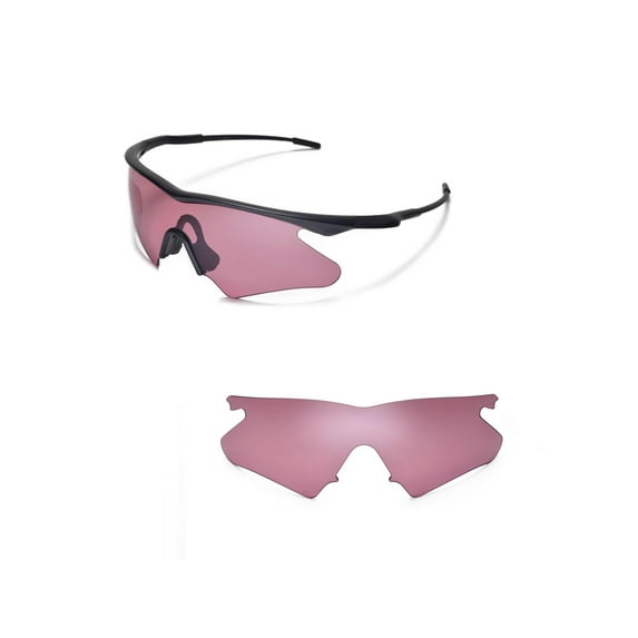 Walleva Pink Replacement Lenses For Oakley M Frame Heater Sunglasses