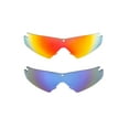 thumbnail image 1 of Walleva Polarized Fire Red + Ice Blue Replacement Lenses For Oakley SI Ballistic M Frame 2.0 Strike, 1 of 6