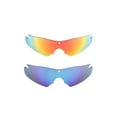 thumbnail image 1 of Walleva Polarized Fire Red + Ice Blue Replacement Lenses For Oakley SI Ballistic M Frame 3.0, 1 of 7