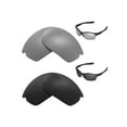 thumbnail image 1 of Walleva Polarized Titanium + Black Replacement Lenses For Oakley Commit SQ Sunglasses, 1 of 6