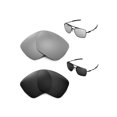 thumbnail image 1 of Walleva Polarized Titanium + Black Replacement Lenses For Oakley Deviation Sunglasses, 1 of 6