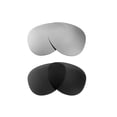 thumbnail image 1 of Walleva Polarized Titanium + Black Replacement Lenses For Oakley Elmont L Sunglasses, 1 of 6