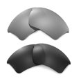 thumbnail image 1 of Walleva 2 Paris Polarized Replacement Lenses For Oakley Half Jacket 2.0 XL OO9154+Titanium + Black, 1 of 6