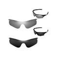thumbnail image 1 of Walleva Polarized Titanium + Black Replacement Lenses For Oakley Radarlock Pitch, 1 of 5