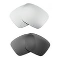 thumbnail image 1 of Walleva Polarized Titanium + Black Replacement Lenses For Oakley Sliver XL OO9341 Sunglasses, 1 of 6