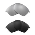 thumbnail image 1 of Walleva Polarized Titanium + Black Replacement Lenses For Oakley Unstoppable Sunglasses, 1 of 6