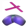 thumbnail image 1 of Walleva Purple Polarized Lenses And Purple Earsocks For Oakley Jawbone Sunglasses, 1 of 4