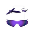 thumbnail image 1 of Walleva Purple Polarized Lenses And Purple Earsocks For Oakley M Frame Strike Sunglasses, 1 of 5