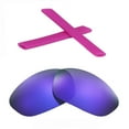 thumbnail image 1 of Walleva Purple Polarized Lenses And Purple Earsocks For Oakley Straight Jacket Sunglasses, 1 of 6