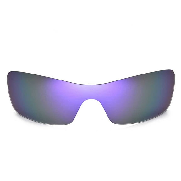 Walleva Purple Polarized Replacement Lenses For Oakley Batwolf OO9101 Sunglasses