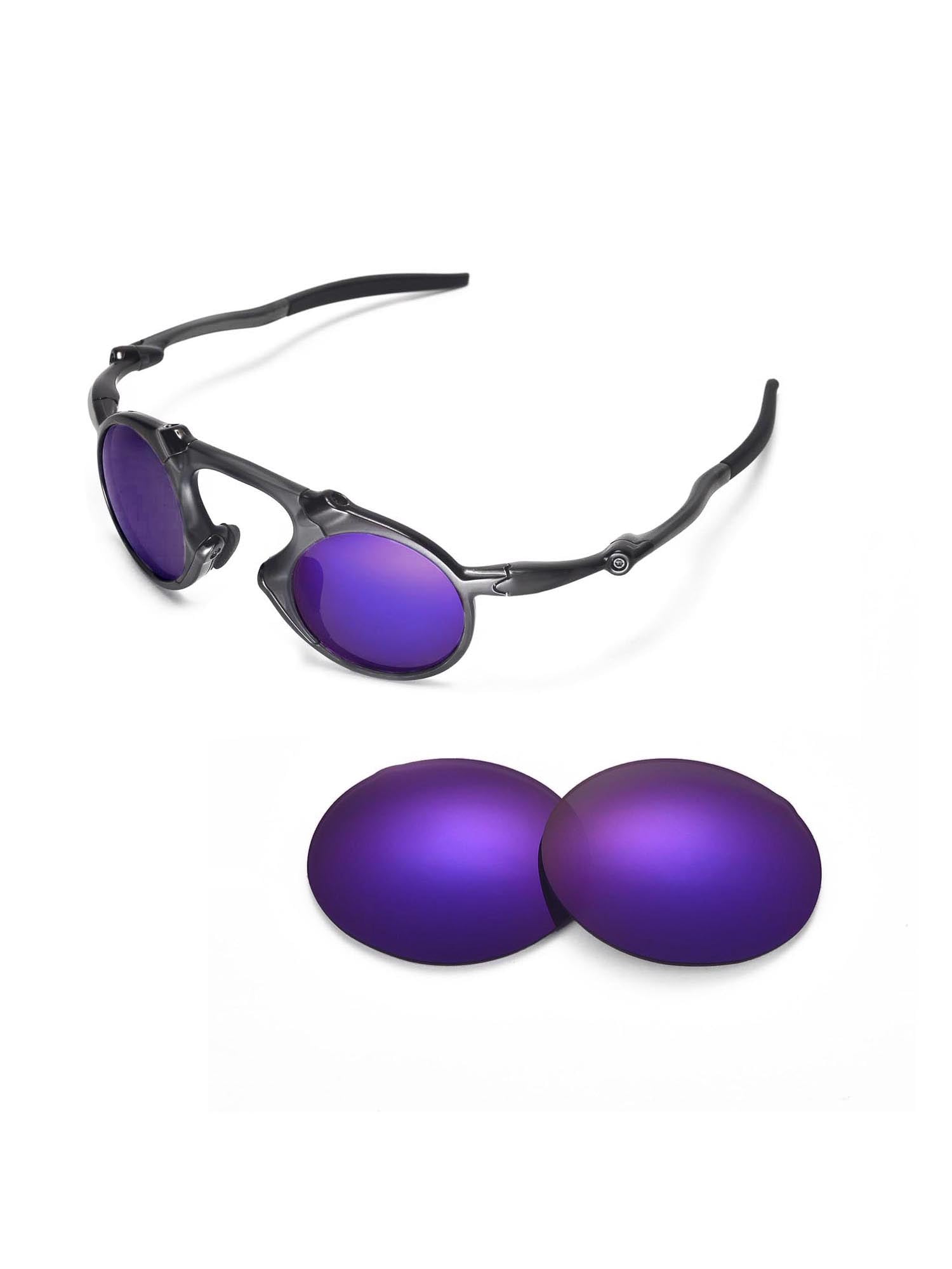 Walleva Ice Blue Polarized Replacement Lenses for Oakley Madman 