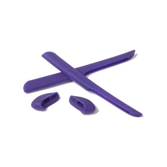 Walleva Purple Rubber Kit For Oakley Fast Jacket/Fast Jacket XL Sunglasses