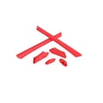 thumbnail image 1 of Walleva Red Rubber Kit for Oakley Half Jacket/Half Jacket XLJ Sunglasses, 1 of 1