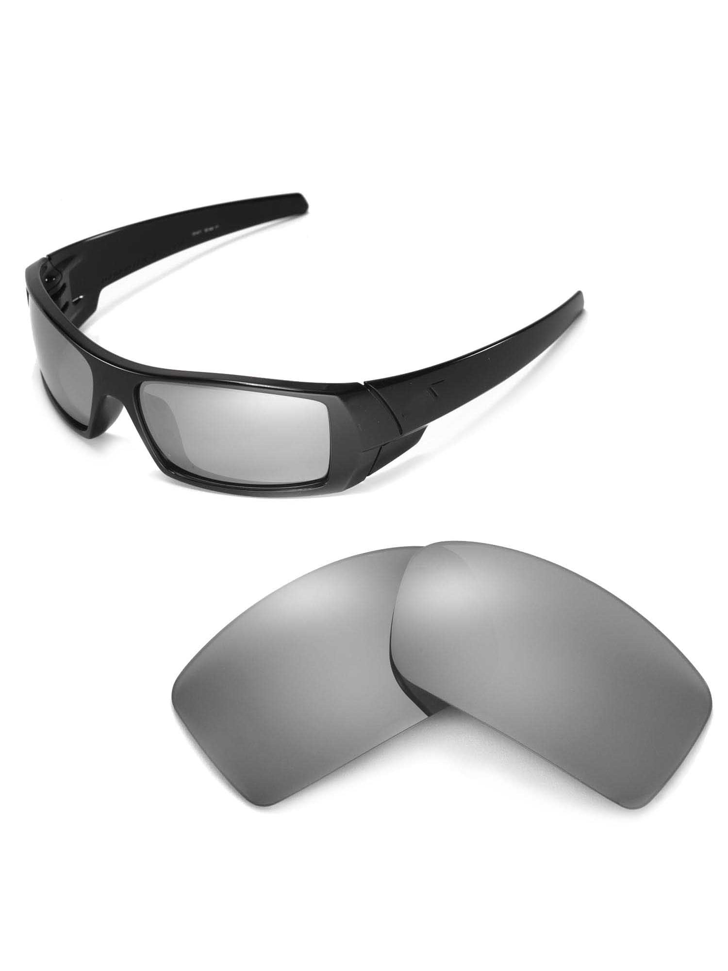 Walleva Titanium ISARC Polarized Replacement Lenses for Oakley Gascan Sunglasses