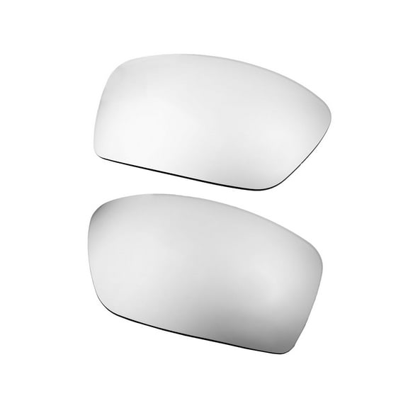 Walleva Titanium Mr.Shield Polarized Replacement Lenses for Oakley Square Wire II (OO4075 Series) Sunglasses